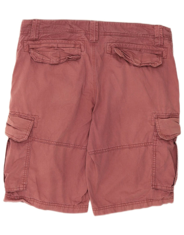Fat Face Mens Cargo Shorts W34 Large Red Cotton