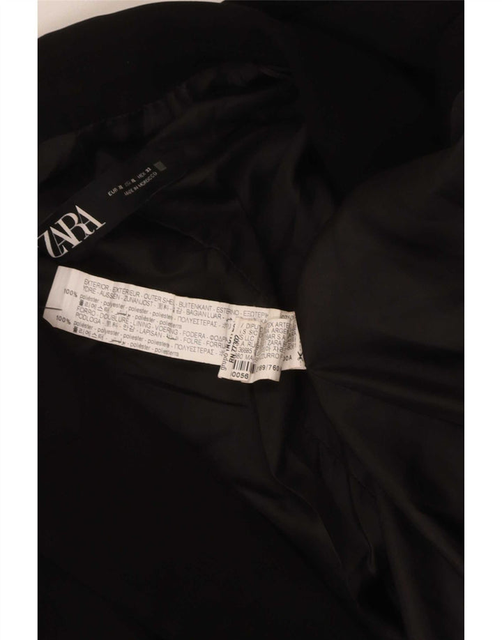Damska marynarka Zara z rękawami 3/4 i otwartymi, UK 18 XL, czarny poliester