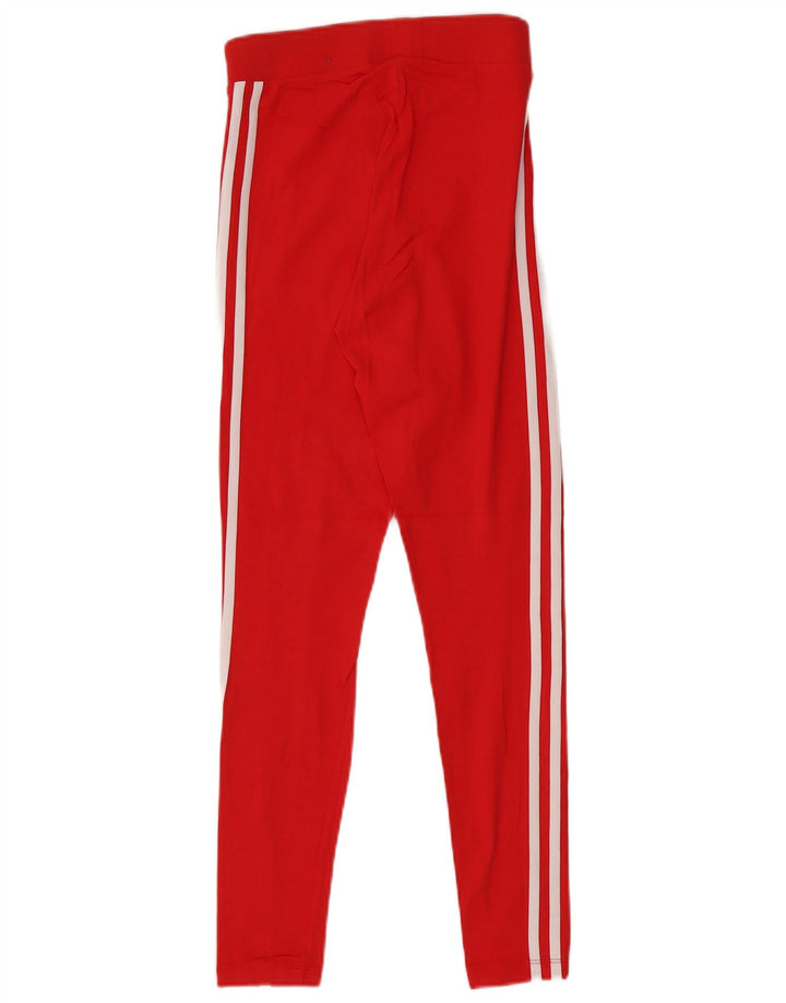 Legginsy Damskie Adidas UK 10 Małe Czerwone Bawełniane