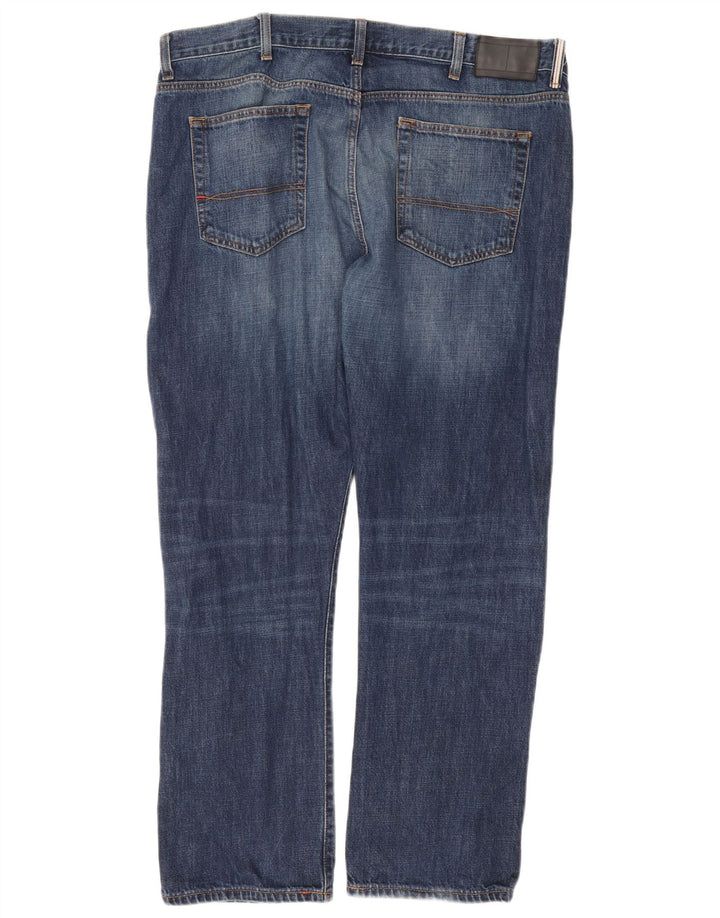 Męskie proste dżinsy Tommy Hilfiger W38 L30 niebieskie