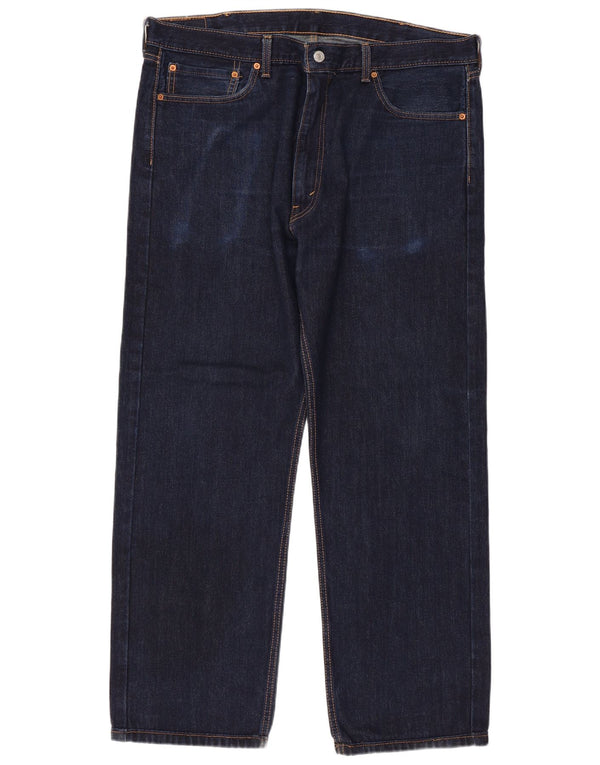 Męskie dżinsy Levi's 505 Straight W40 L29 Granatowa bawełna