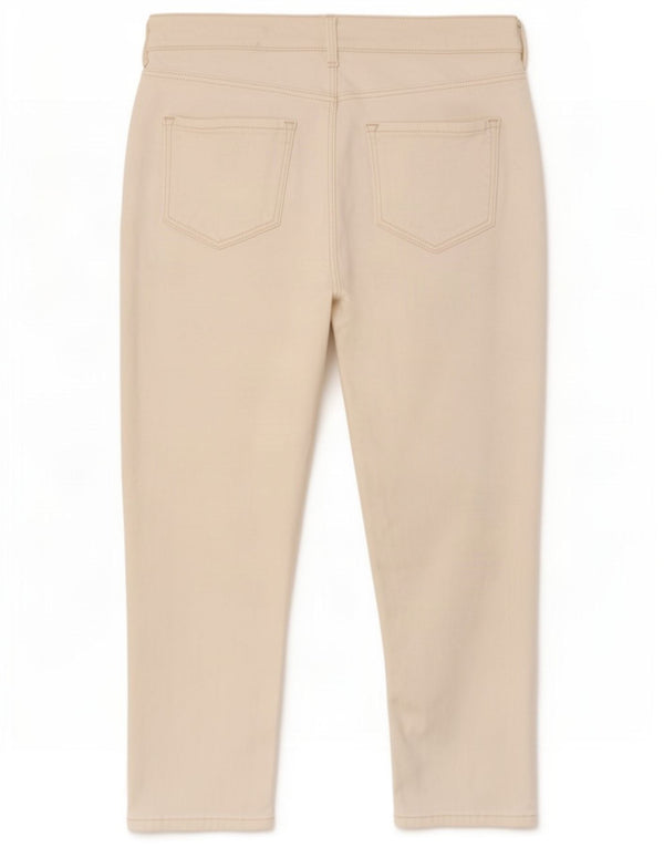Marks & Spencer Damskie Dżinsy Carrie Cropped UK 14 Medium W30 L22 Białe