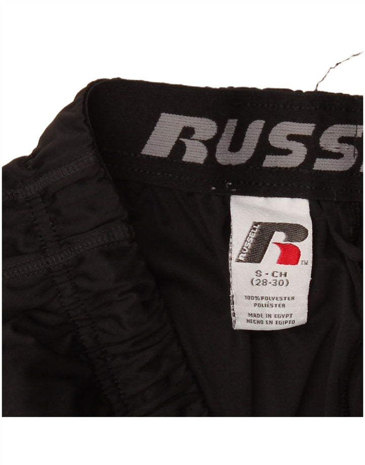 Męskie spodenki sportowe RUSSELL ATHLETIC Dri-Power, małe, czarne, poliestrowe