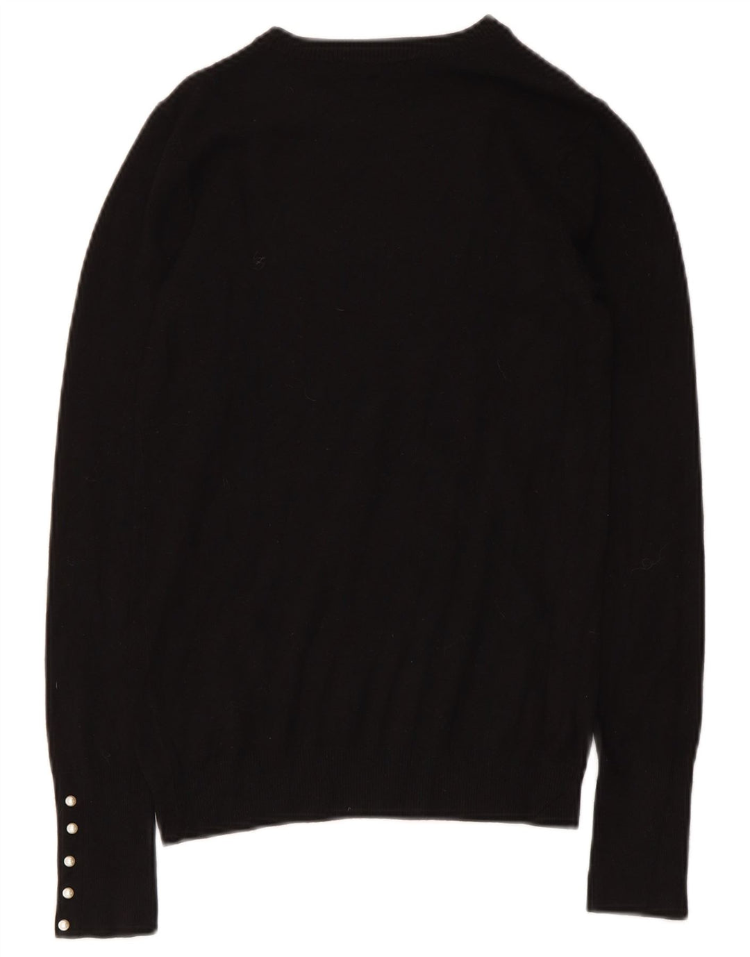 Sweter damski Zara z dekoltem w łódkę UK 8, mały, czarny