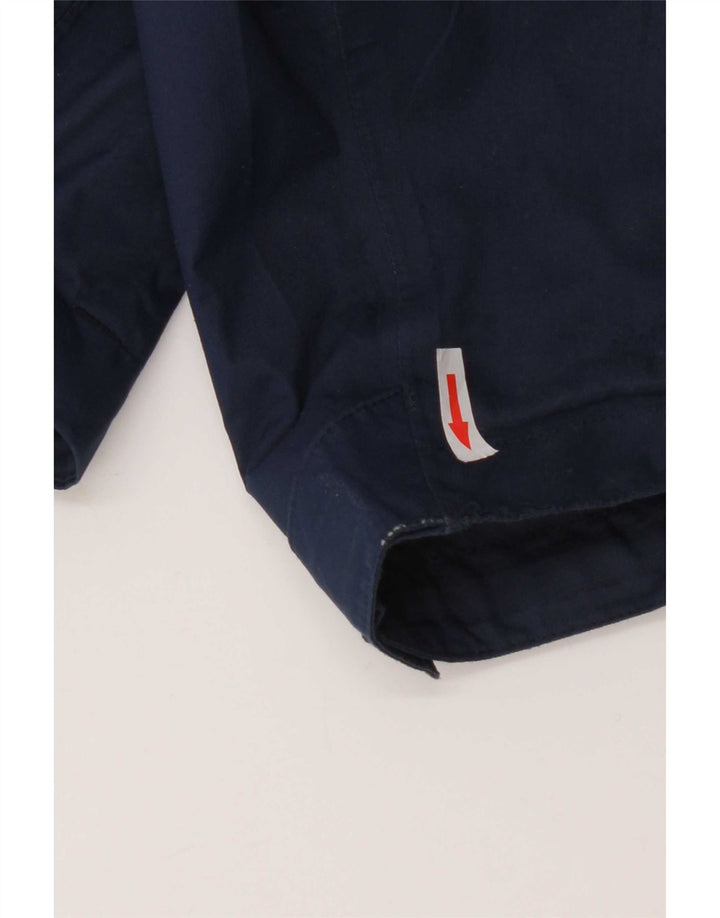 Męska kurtka przeciwdeszczowa z kapturem The North Face UK 40, duża, granatowa, z poliestru
