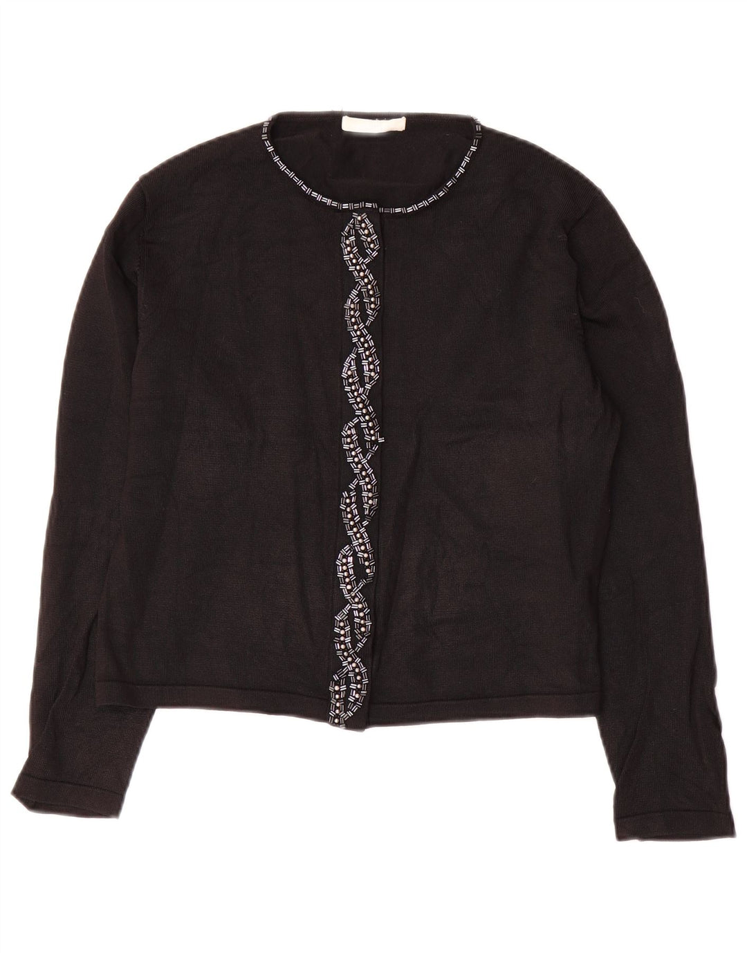 Marks & Spencer Damski sweter rozpinany UK 12, średni czarny