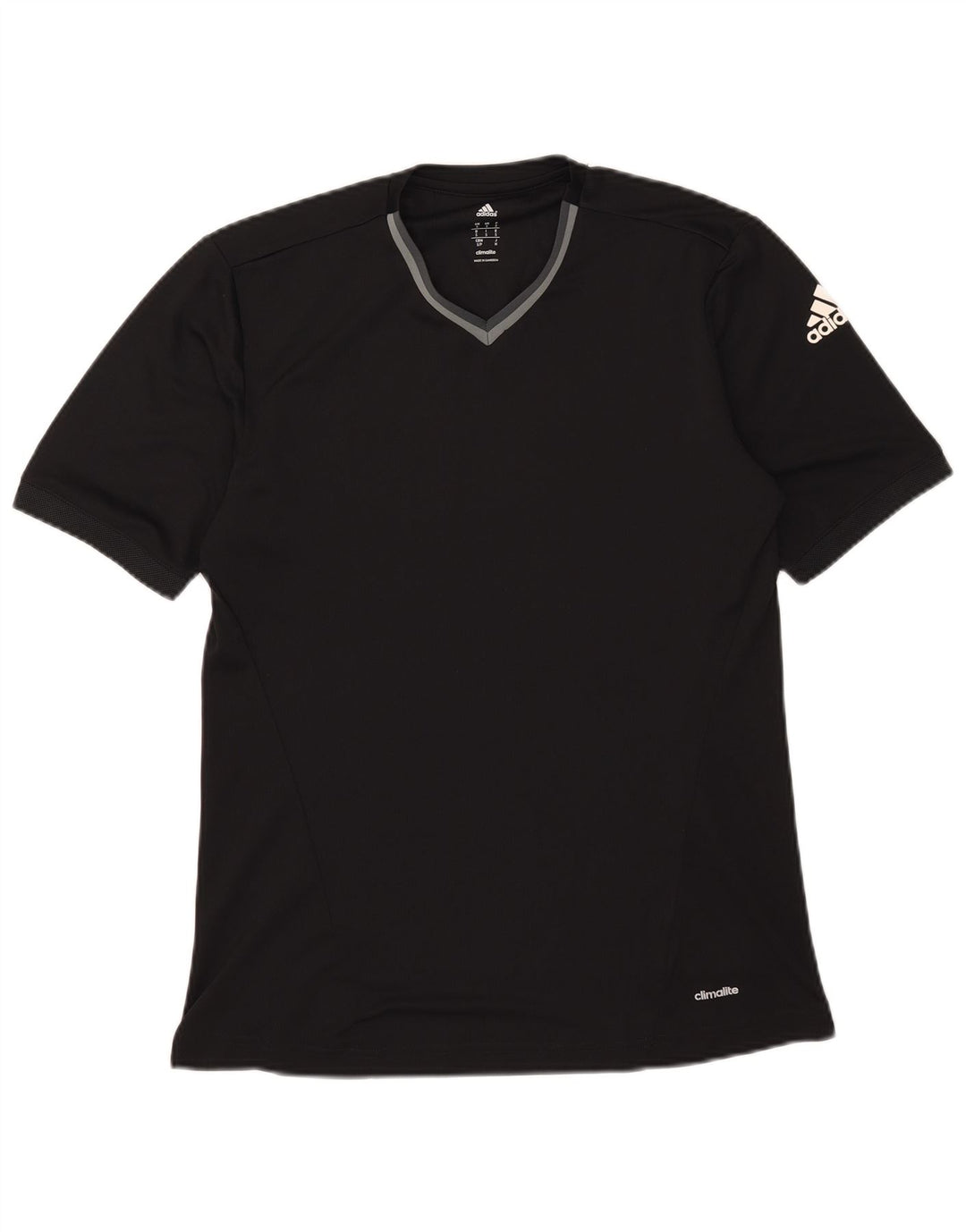 Adidas Męska koszulka Climalite Top, mała, czarna, z poliestru