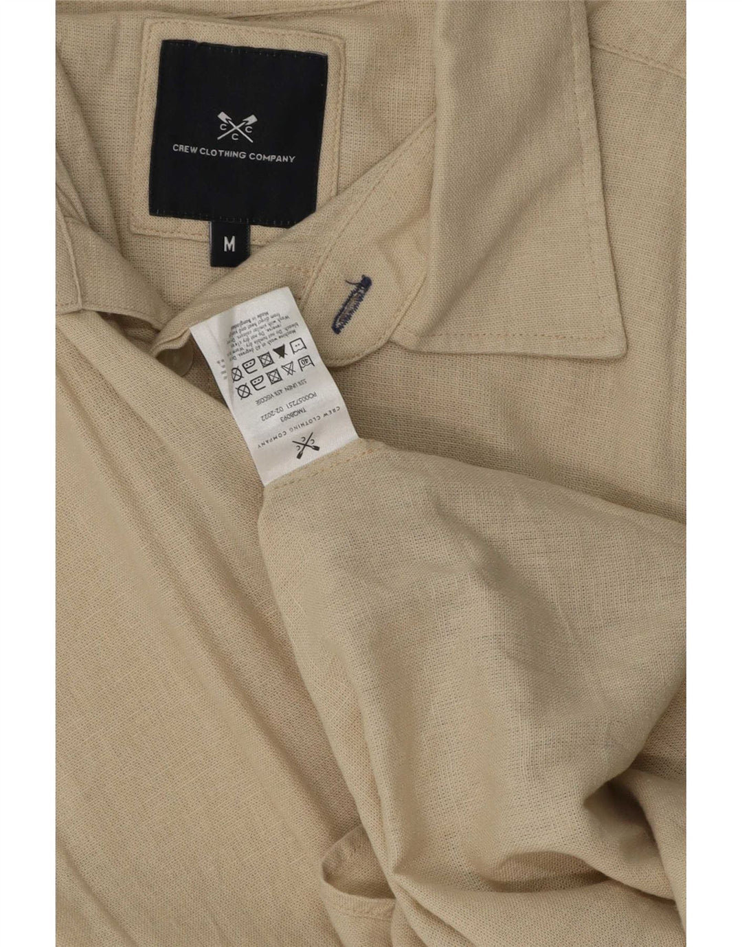 Koszula męska Crew Clothing Średni beż lniany