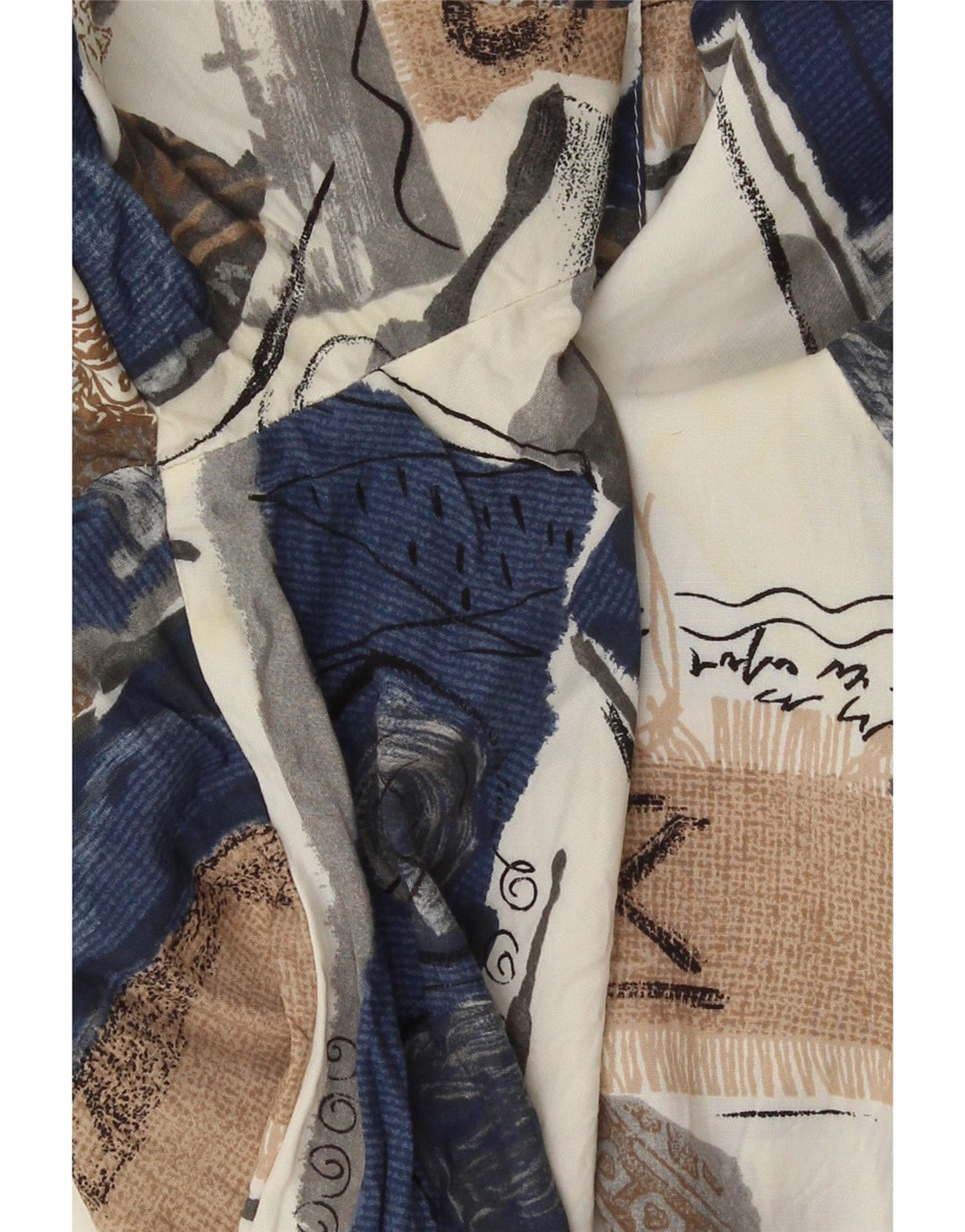 Koszula damska Vintage EU 44 XL Wielobarwna patchworkowa wiskoza