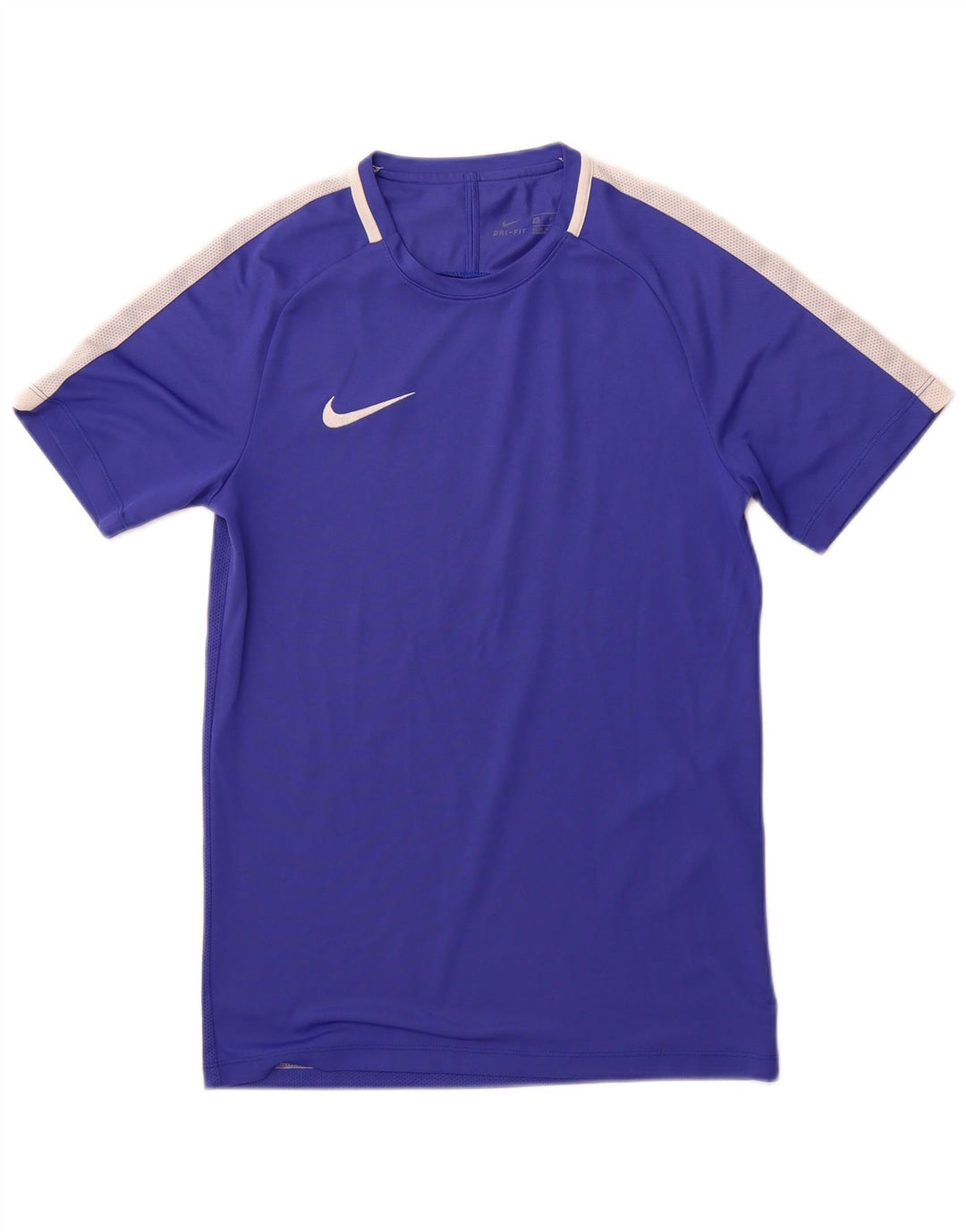 Męski T-shirt NIKE Dri Fit, mały, niebieski, z blokami kolorów