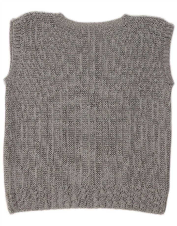 Tank top damski w stylu vintage, UK 14, średni szary