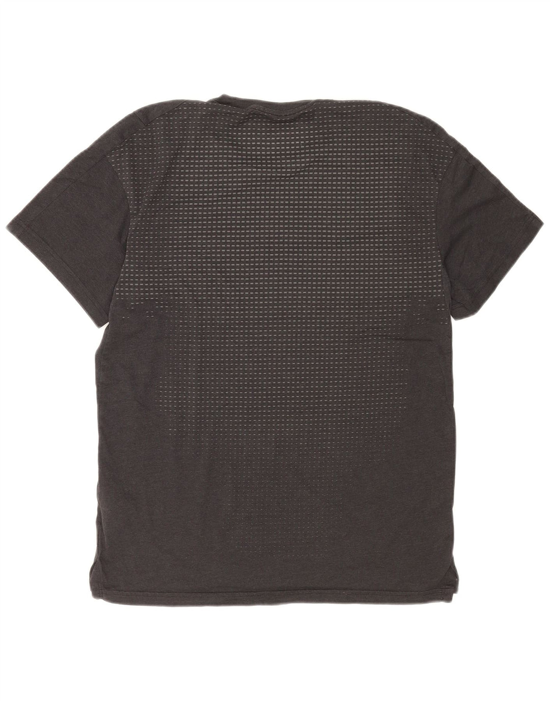 Męski T-shirt z grafiką Nike Dri Fit, mały, szary, bawełniany