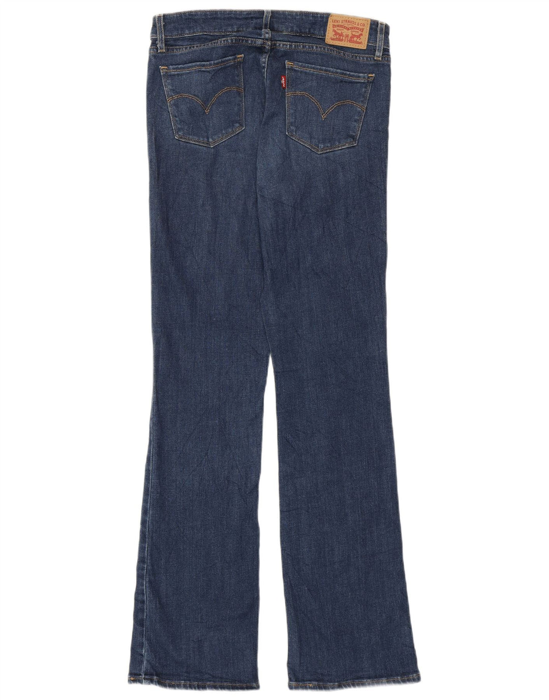 Damskie dżinsy Levi's 715 Bootcut W28 L32 Granatowa bawełna