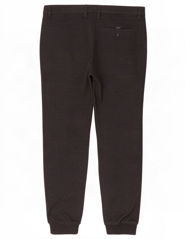 Męskie spodnie chino typu jogger Ted Baker W34 L30 Czarny poliester