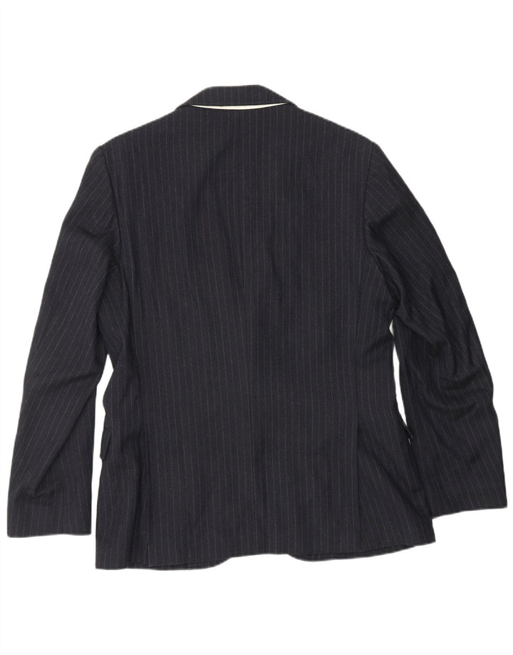 Męska marynarka o dopasowanym kroju GANT IT 46 w małe granatowe paski