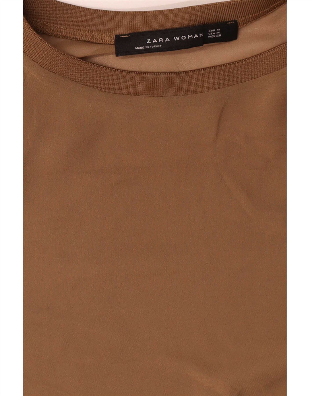 Sukienka maxi damska Zara UK 14 średni beż