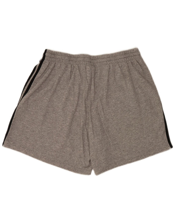 Męskie spodenki sportowe Adidas 2XL Szara bawełna
