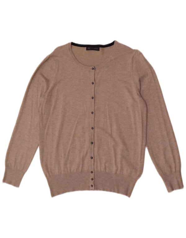 Sweter damski Marks & Spencer UK 16, duży, beżowy, wiskoza