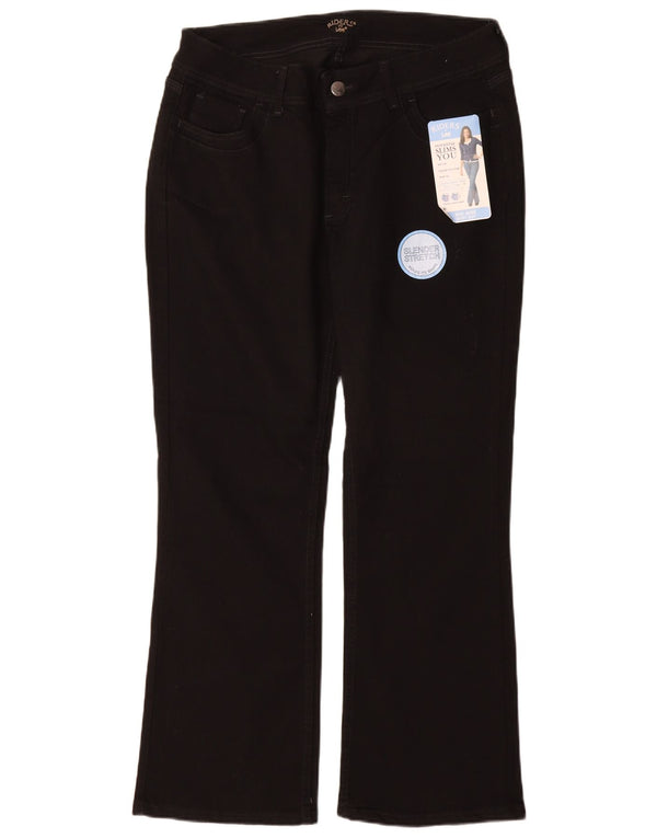 Damskie jeansy Lee Slender Bootcut US 16 2XL W34 L30 Czarne bawełniane