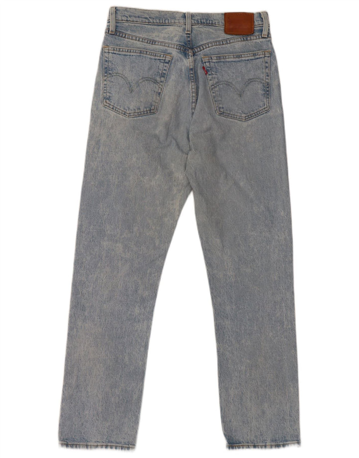 Męskie proste dżinsy LEVI'S W27 L28 Niebieskie bawełniane