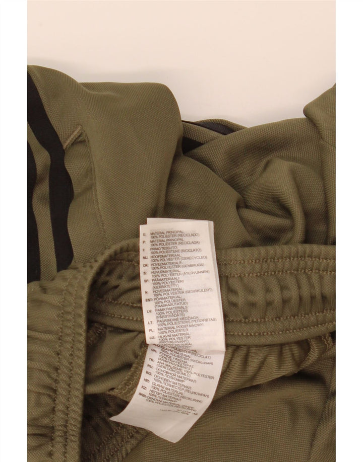 Męskie spodnie dresowe Adidas Aeroready, średni khaki, poliester