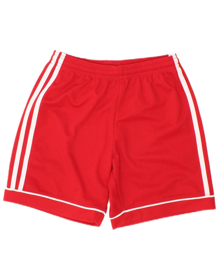 Chłopięce spodenki sportowe Adidas Climalite 9-10 lat, czerwony poliester
