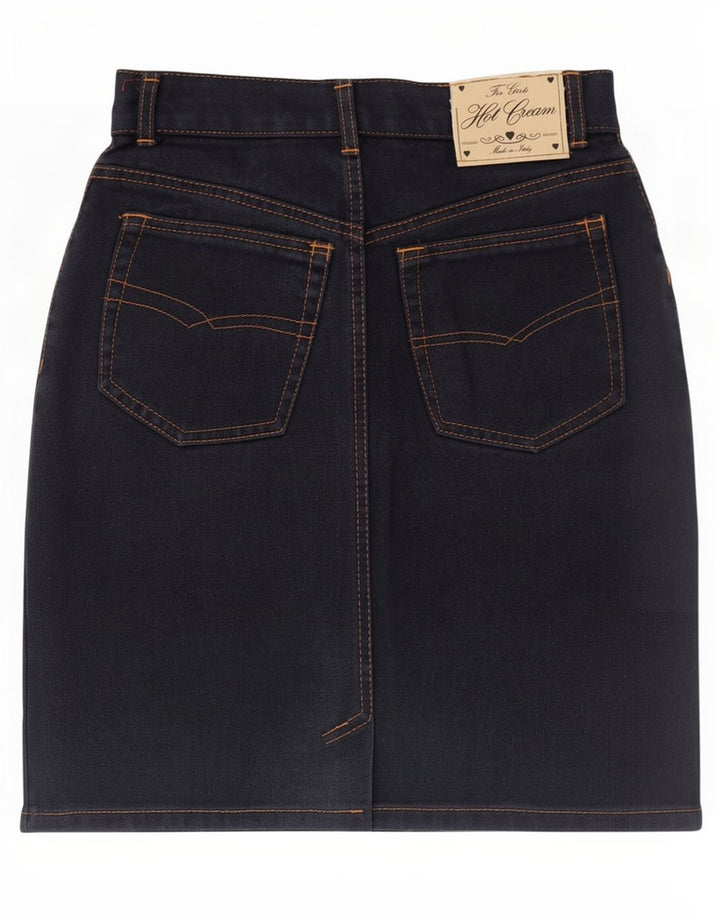 Vintage damska spódnica jeansowa IT 44 Medium W30 granatowa