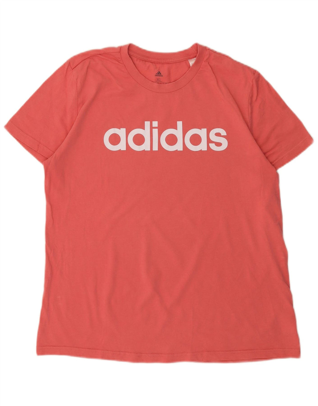 Damska koszulka z grafiką ADIDAS Top UK 20/22 XL Różowa bawełna