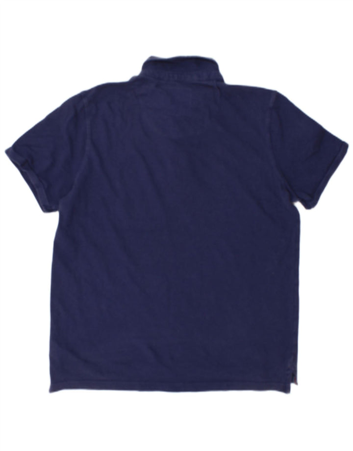 Męska koszulka polo Crew Clothing Średni granatowy, bawełniany