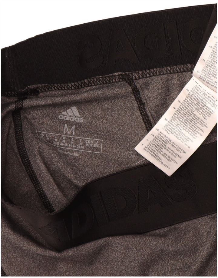 Damskie legginsy Adidas Graphic UK 12/14 Średni szary, kolorowy poliester