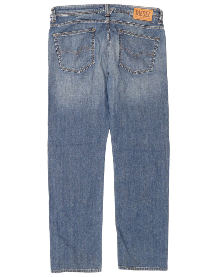 Męskie jeansy Diesel Larkee Straight W36 L32 Niebieskie bawełniane