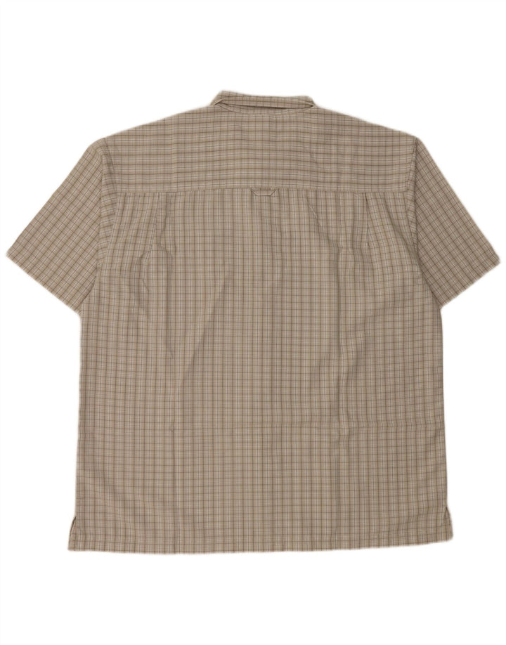 Męska koszula z krótkim rękawem THE NORTH FACE XL w szarą modalną kratkę