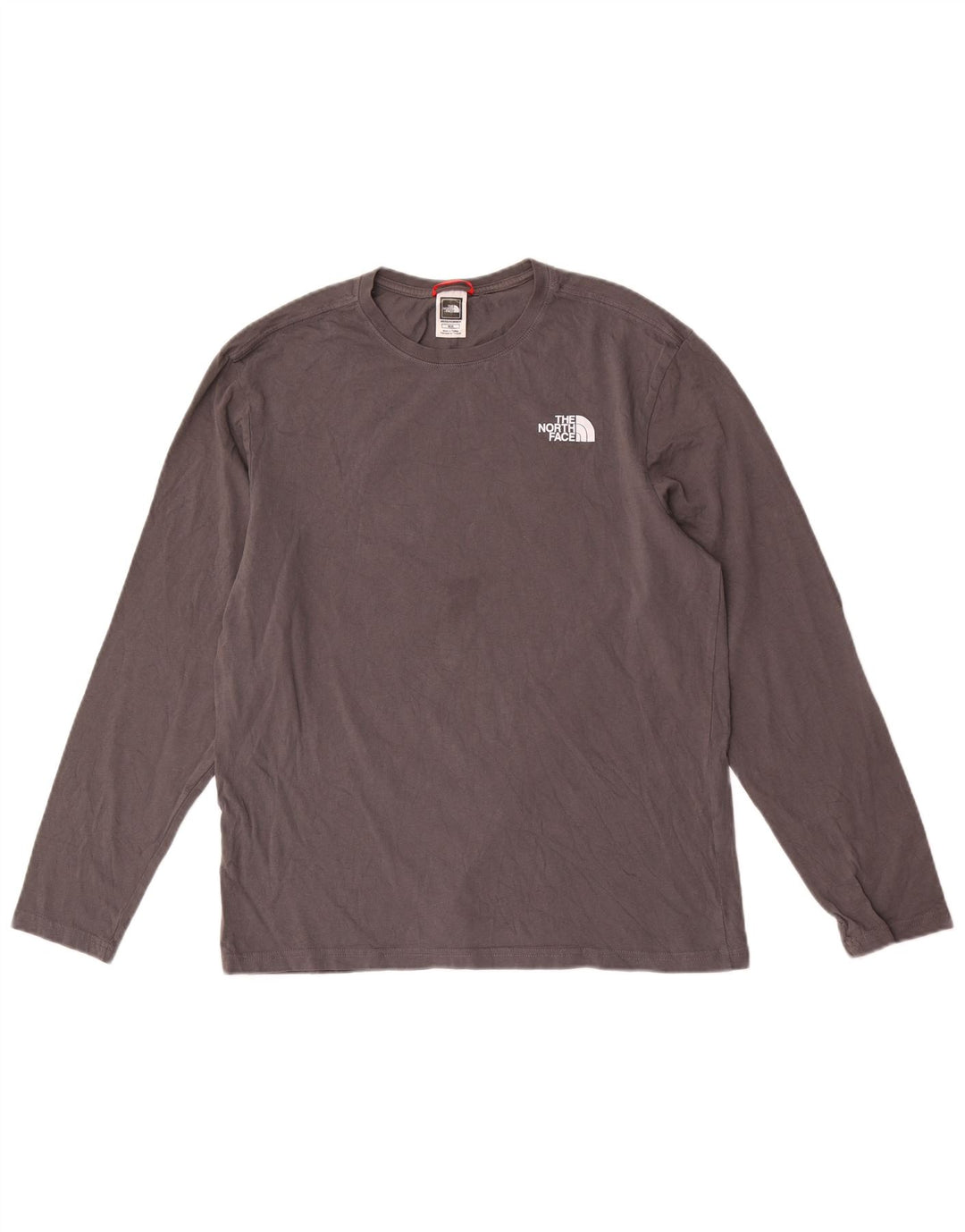 Męski top graficzny z długim rękawem The North Face, średnioszary