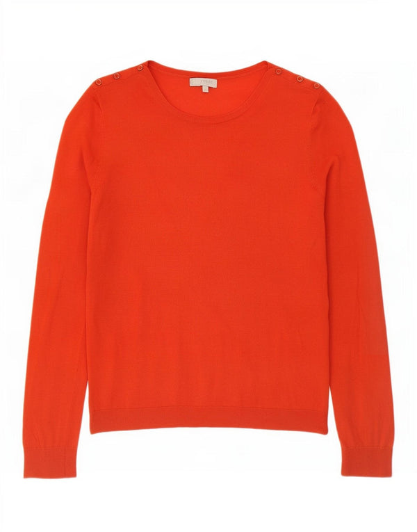 Sweter damski Hobbs z dekoltem w łódkę UK 14, duży, pomarańczowy, wełniany
