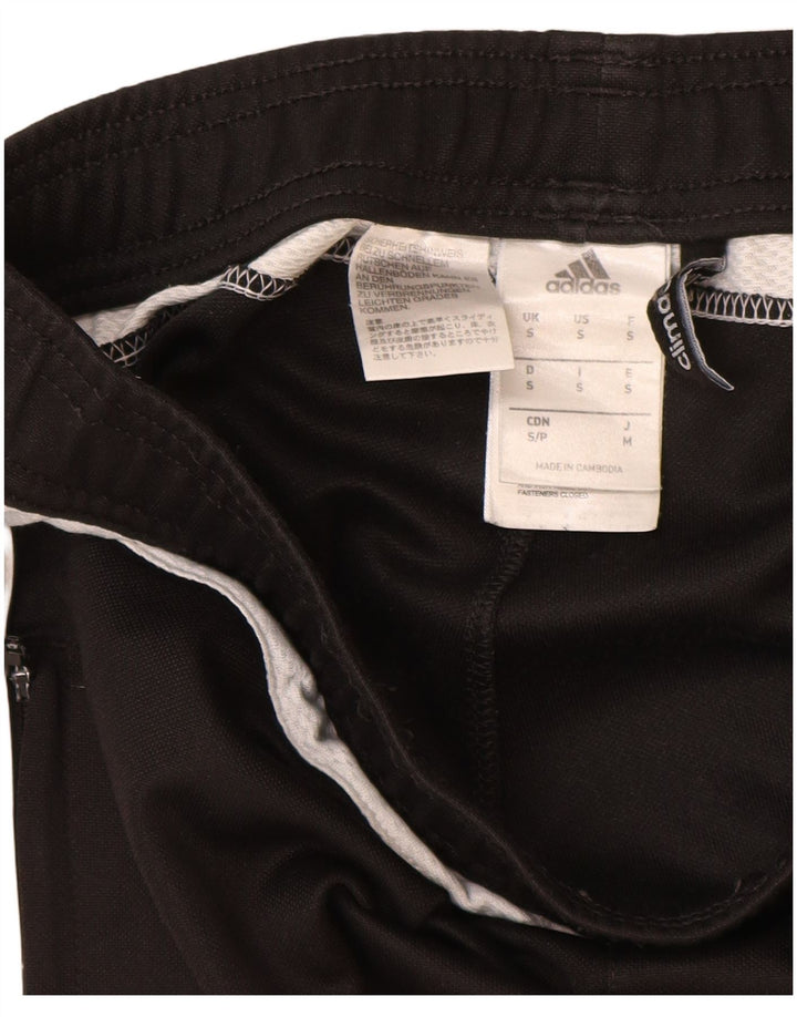 Męskie spodnie dresowe Adidas Climacool, małe, czarne, poliestrowe