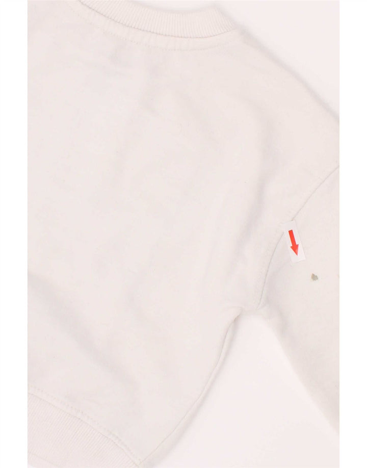 Dkny Chłopięca bluza z grafiką, 2-3 lata, biała bawełna