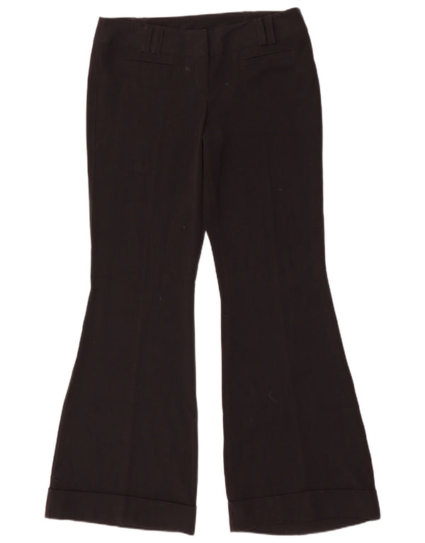 Spodnie damskie Topshop Flare UK 12 Medium W32 L33 Czarny poliester