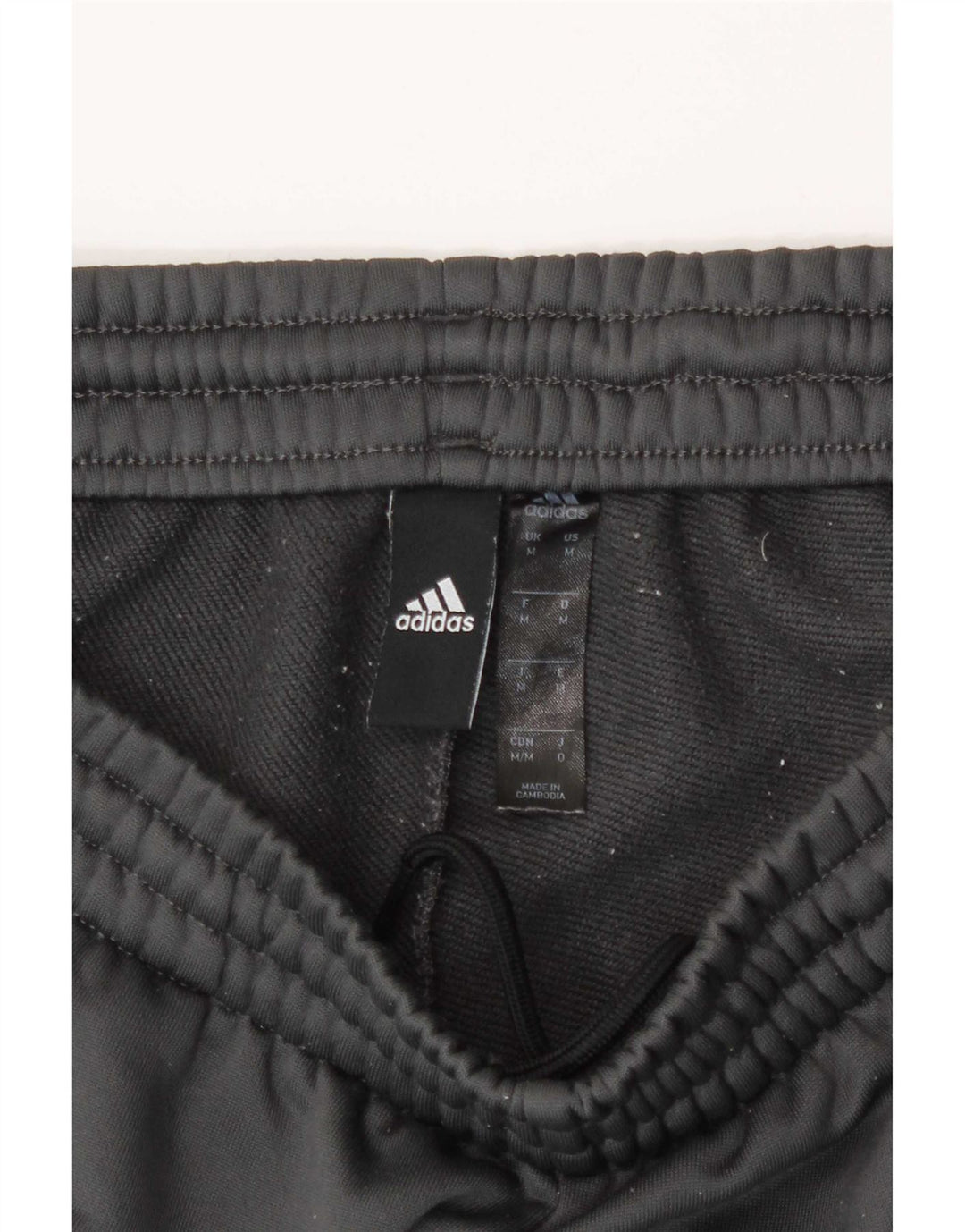 Męskie spodnie dresowe Adidas, średni szary poliester