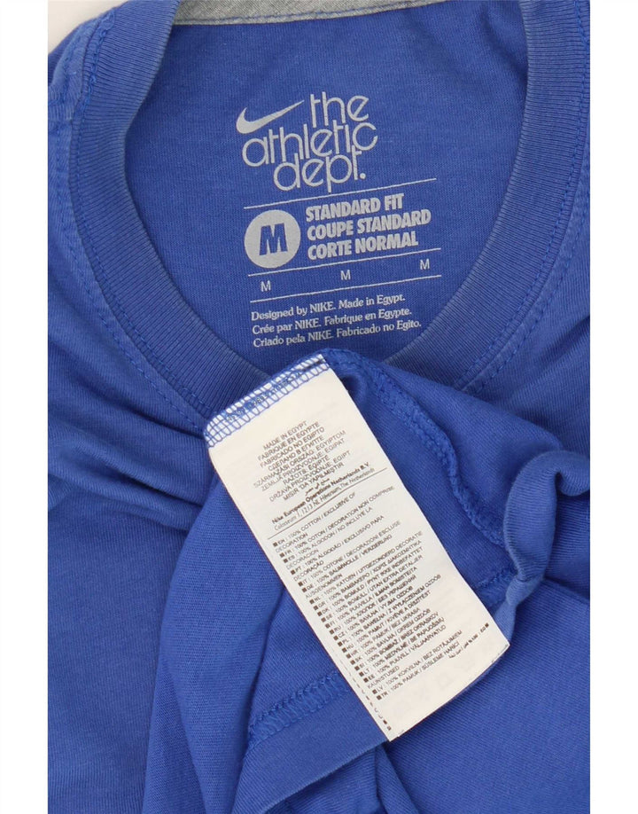 T-shirt damski Nike o standardowym kroju, średni niebieski, bawełniany