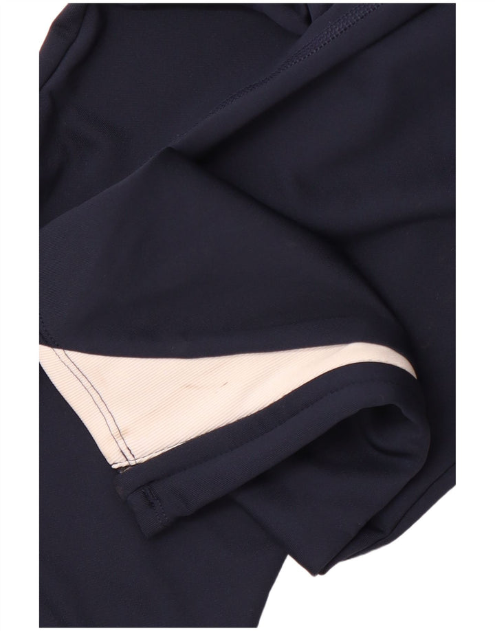 Męskie spodnie dresowe NIKE Dri Fit Slim Fit, duży granatowy poliester