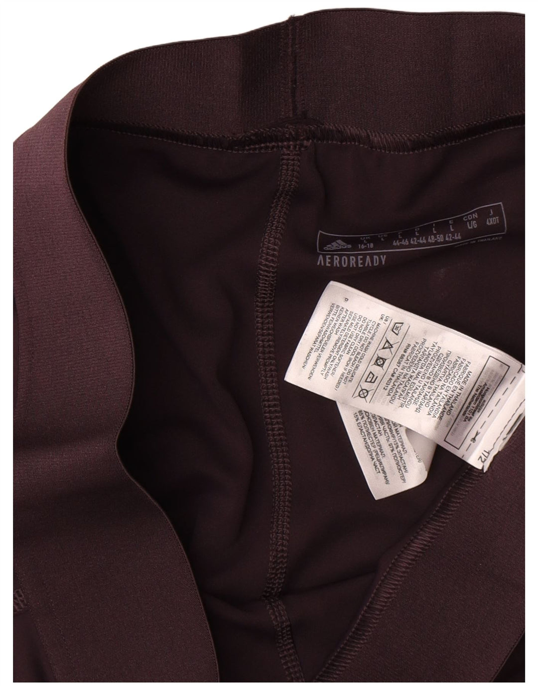 Damskie legginsy Adidas Aeroready UK 16/18, duży, brązowy poliester