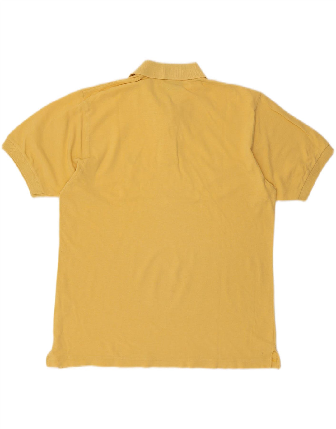 SERGIO TACCHINI Mens Polo Shirt Large Yellow Vintage Sergio Tacchini and Second-Hand Sergio Tacchini from Messina Hembry 