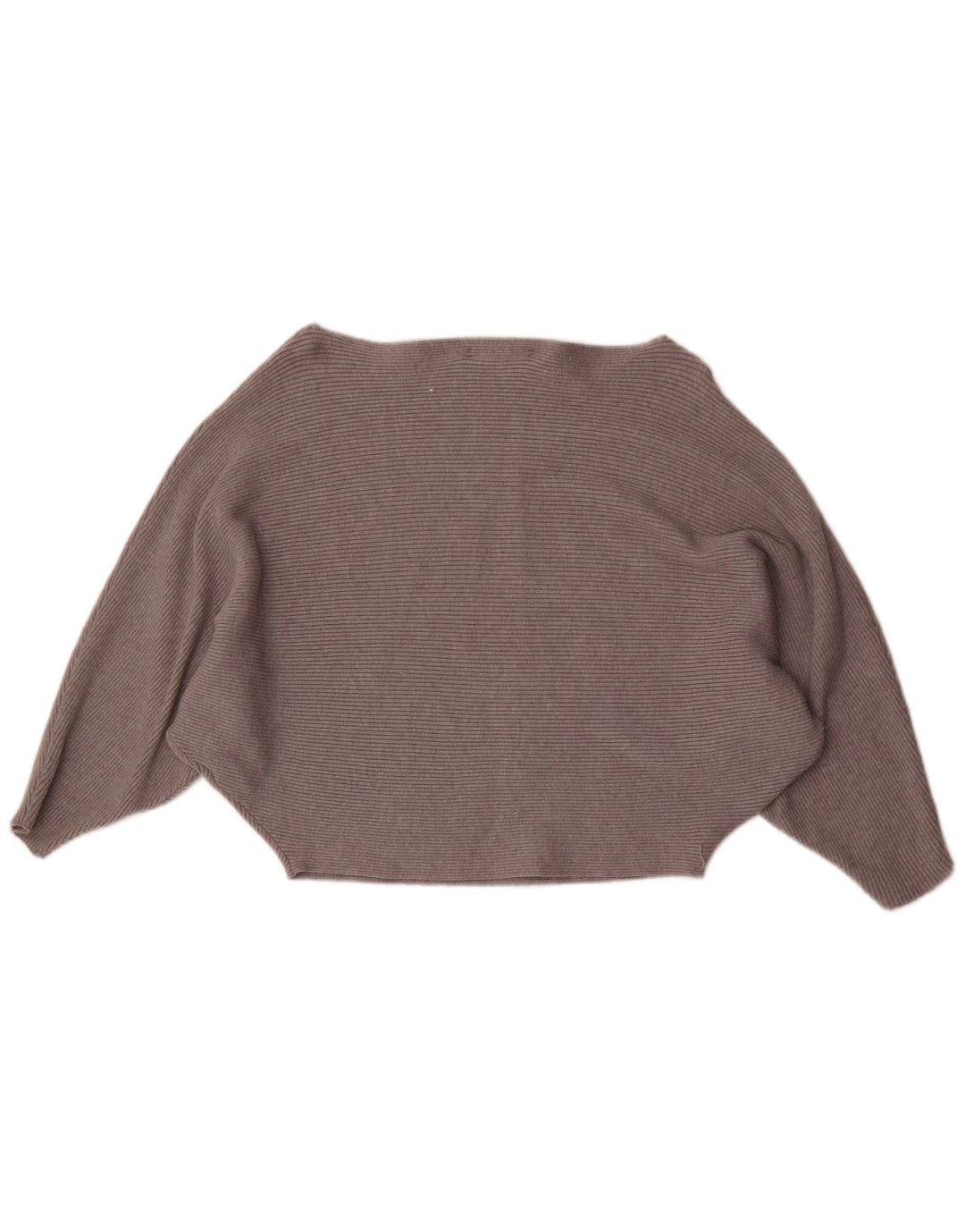 Damski sweter Zara z dekoltem w kształcie łódki w kształcie łódki, UK 12, średni szary, wiskoza