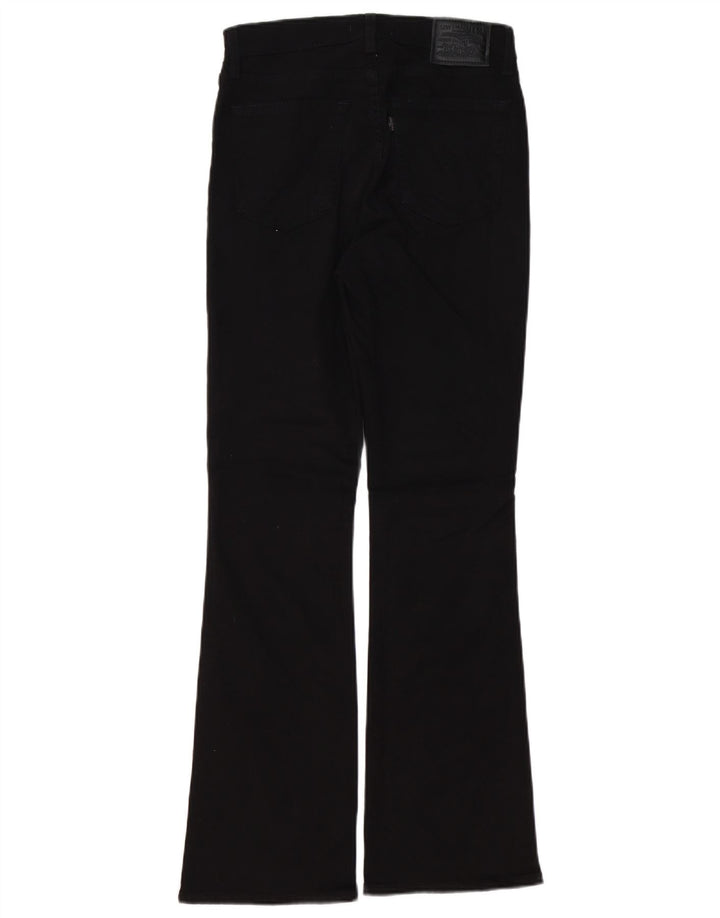 LEVI'S Damskie jeansy Bootcut 725 z wysokim stanem W28 L30 Czarna bawełna