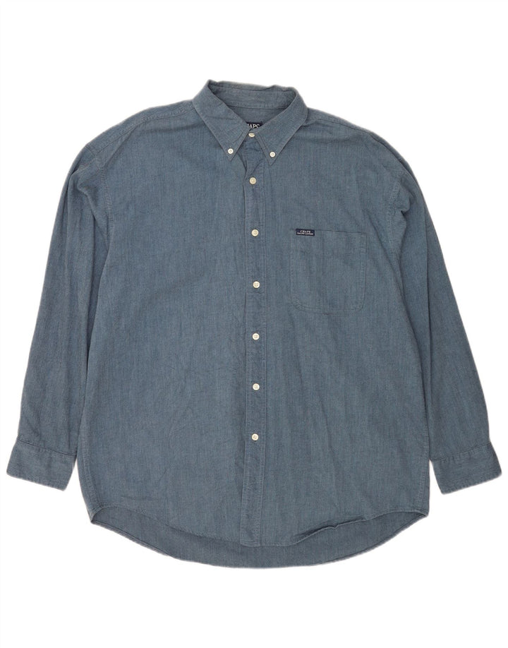Koszula męska Chaps Ralph Lauren XL, niebieska, bawełniana