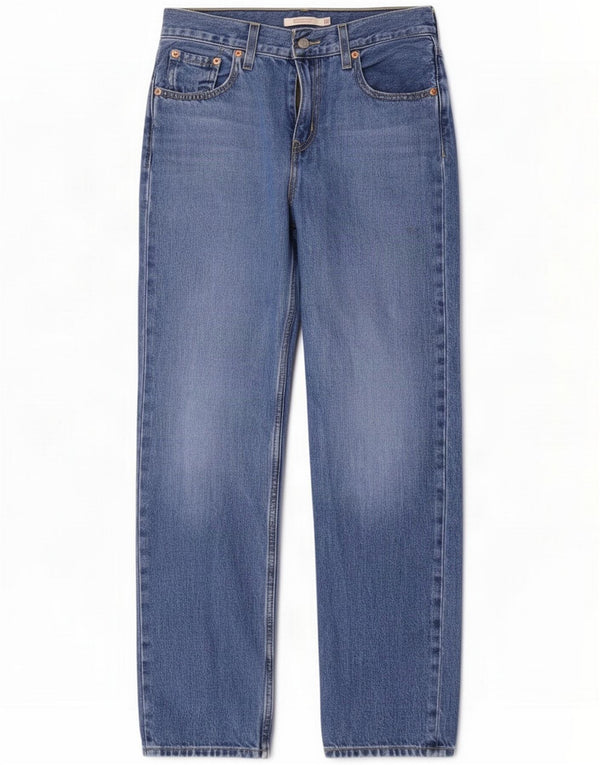Damskie proste dżinsy Levi's W26 L30 niebieskie bawełniane