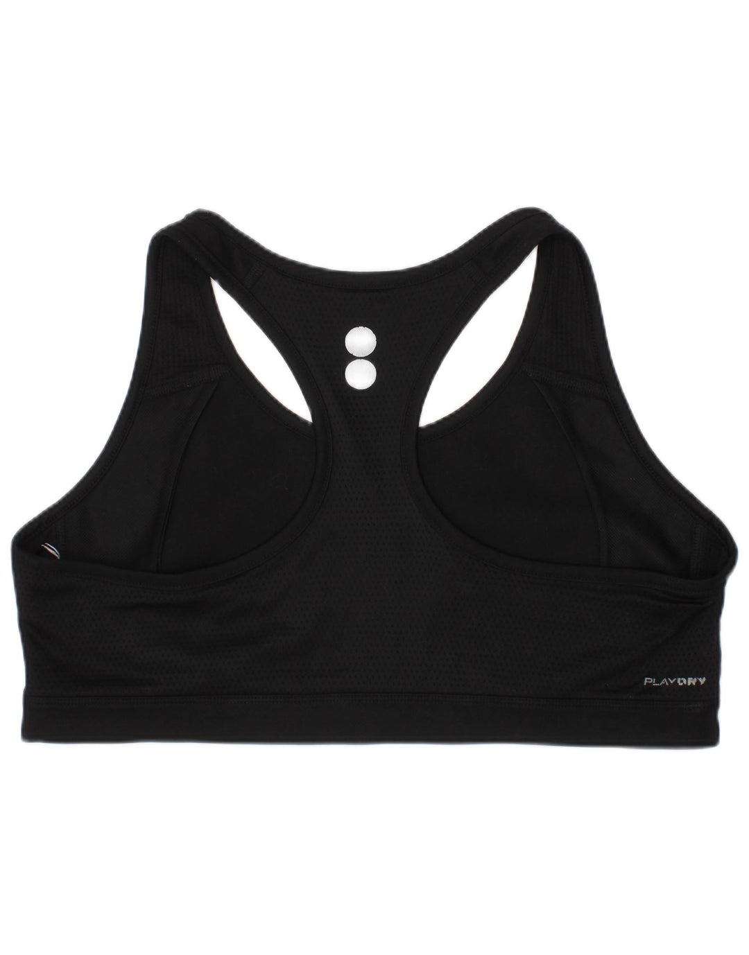 Damski top sportowy Reebok z biustonoszem sportowym, duży, czarny