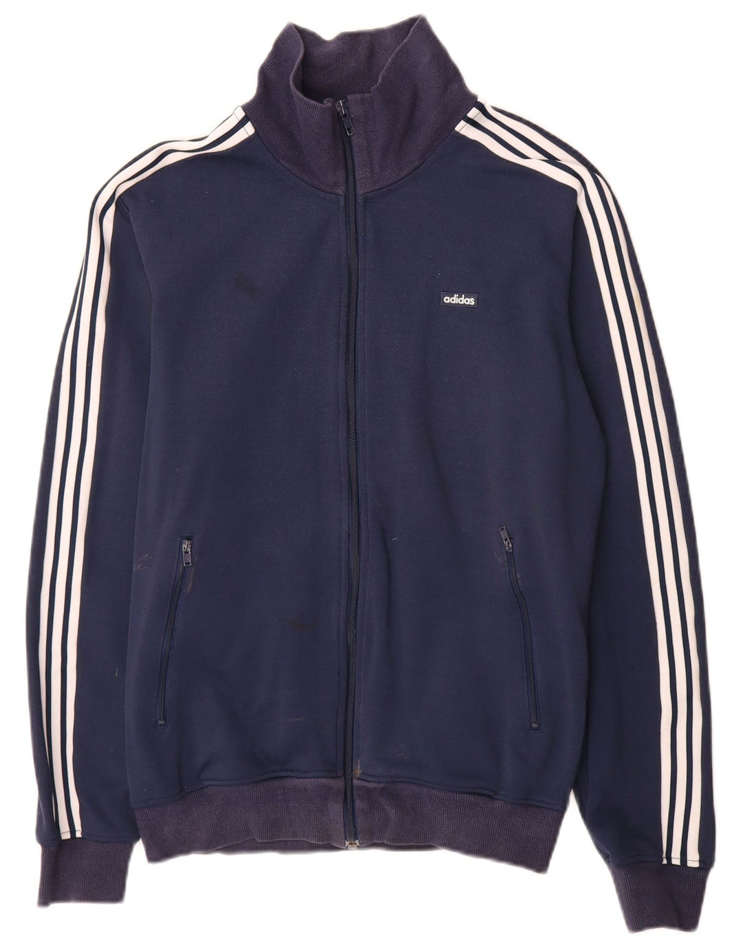 Adidas Męska bluza dresowa, średnia granatowa, poliester