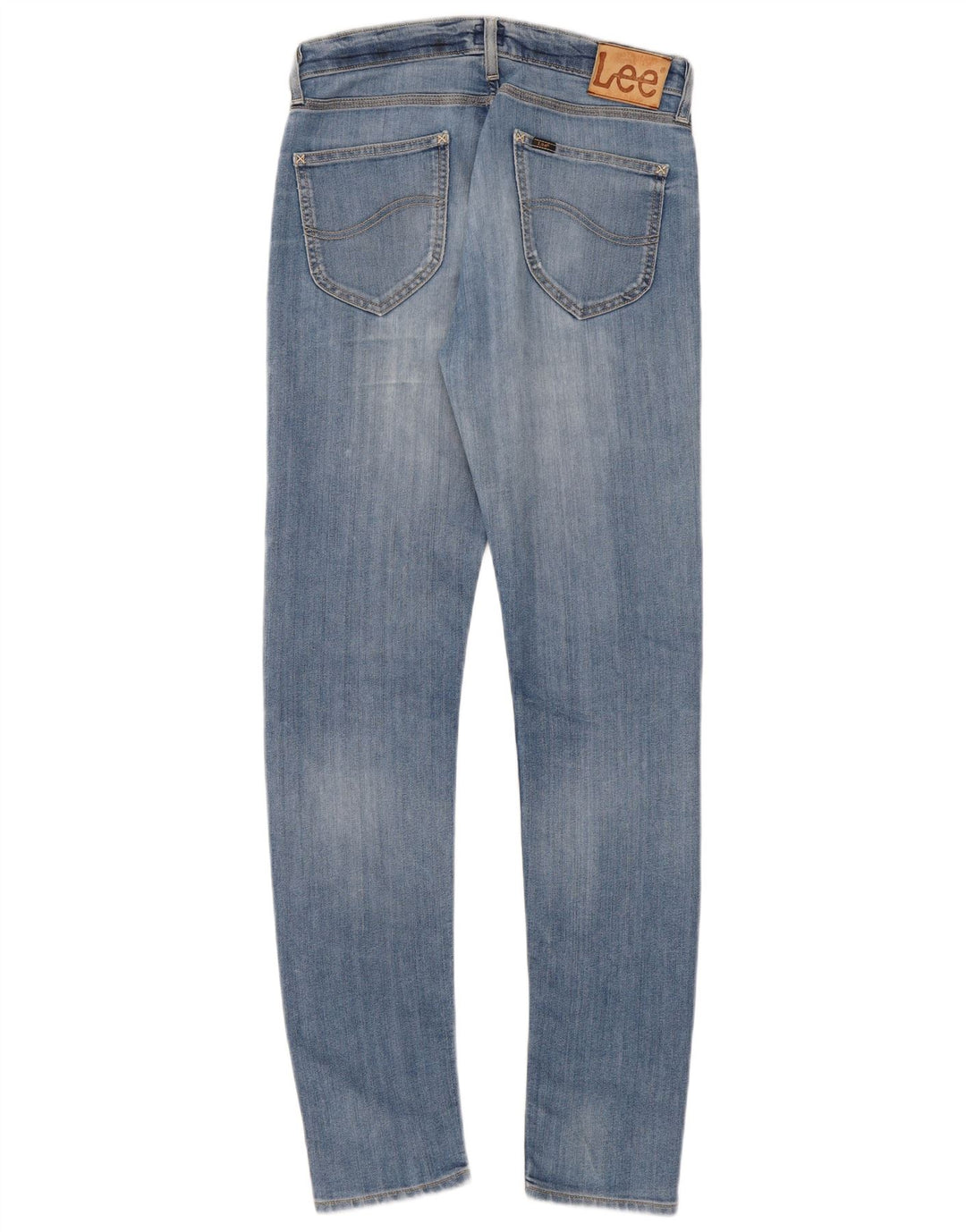 Męskie jeansy Lee Arvin Tapered W30 L34 z niebieskiej bawełny