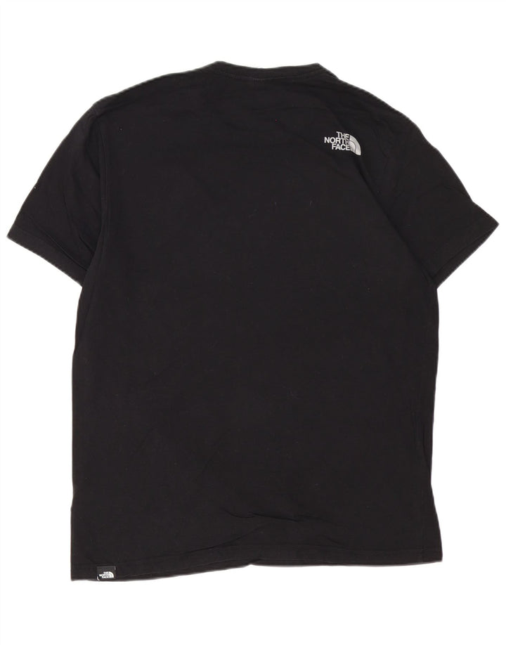 T-shirt męski The North Face, bawełniany, średni czarny
